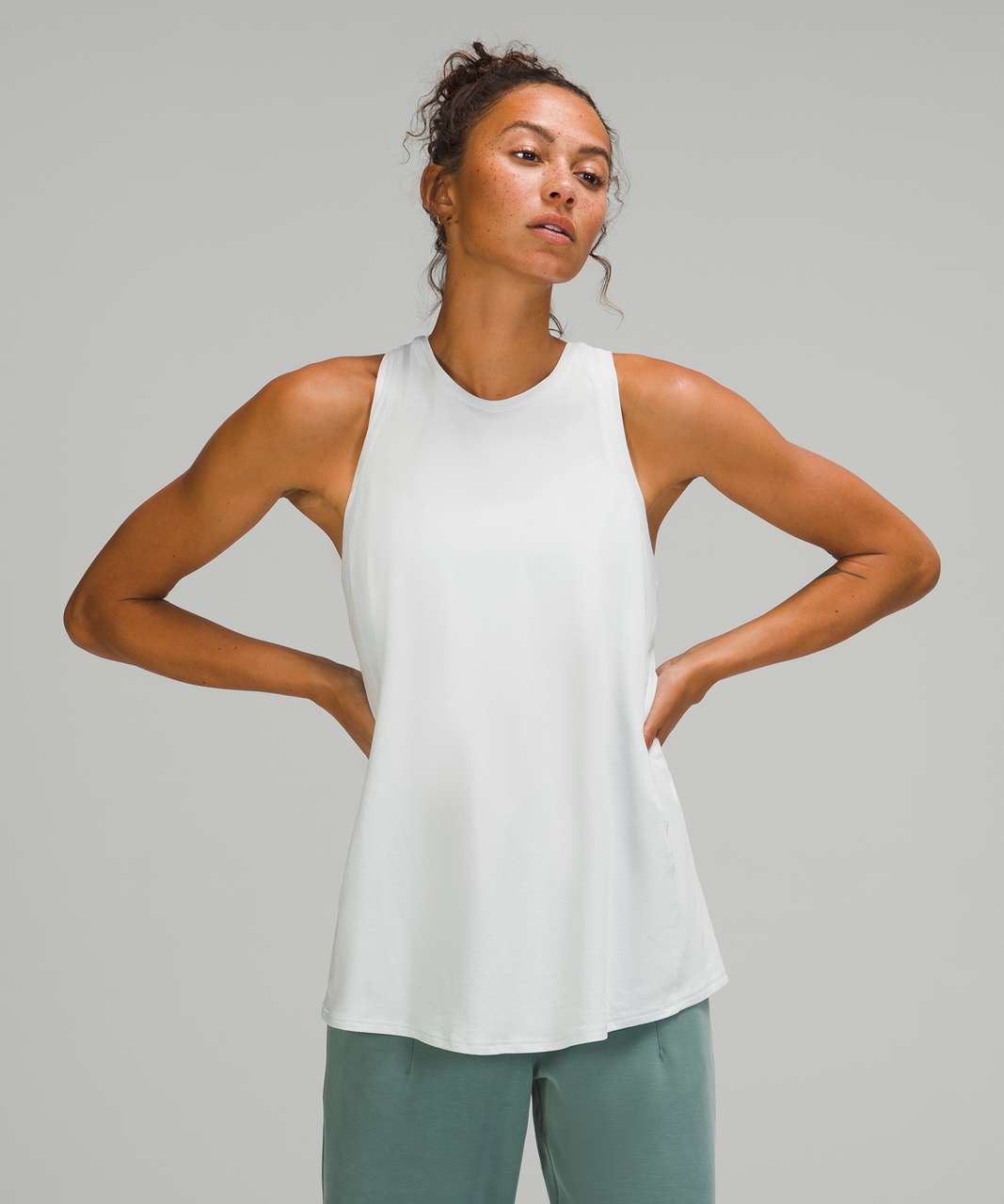 Lululemon All Tied Up Tank Top - Ocean Air - lulu fanatics