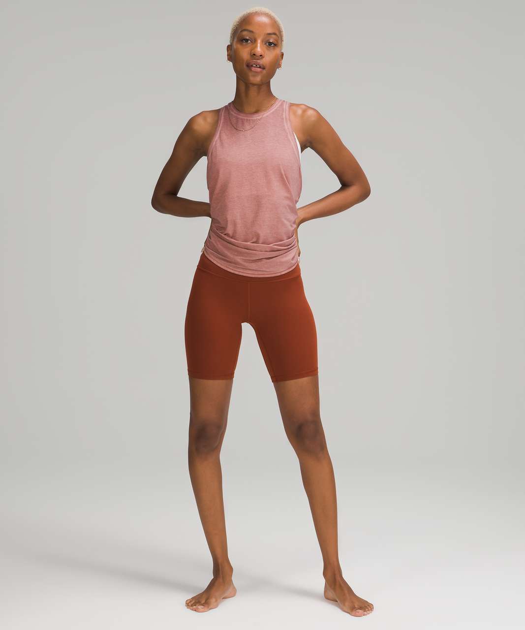 Lululemon All Tied Up Tank Top - Sublimado Pigment Dye Spiced Chai