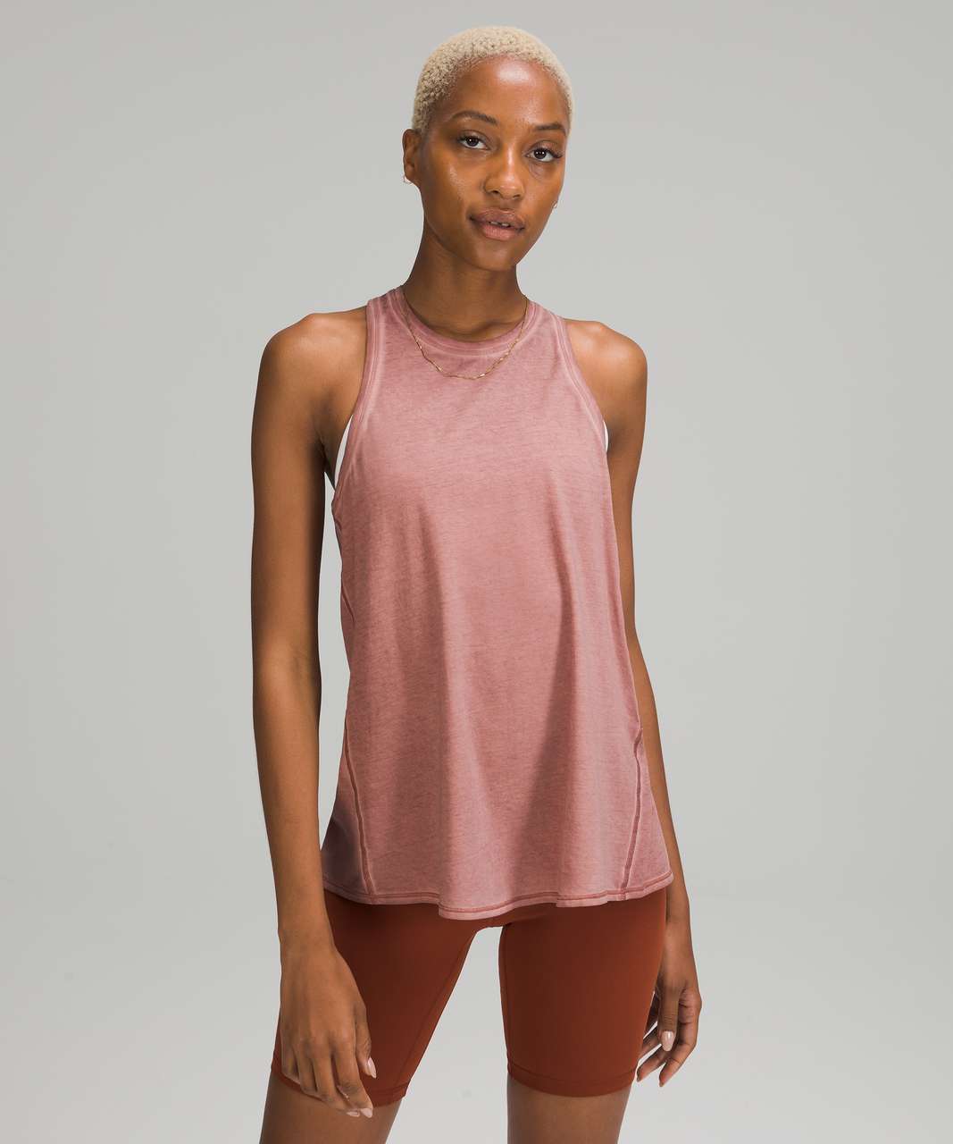 Lululemon All Tied Up Tank Top - Sublimado Pigment Dye Spiced Chai