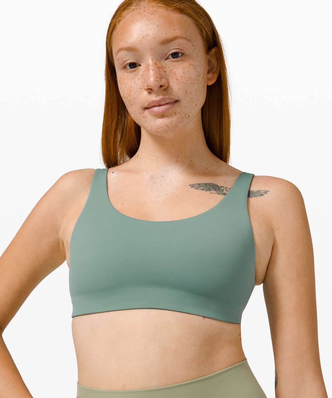 Lululemon In Alignment Straight Strap Bra *Light Support, C/D Cups - Double  Dimension Starlight Black - lulu fanatics