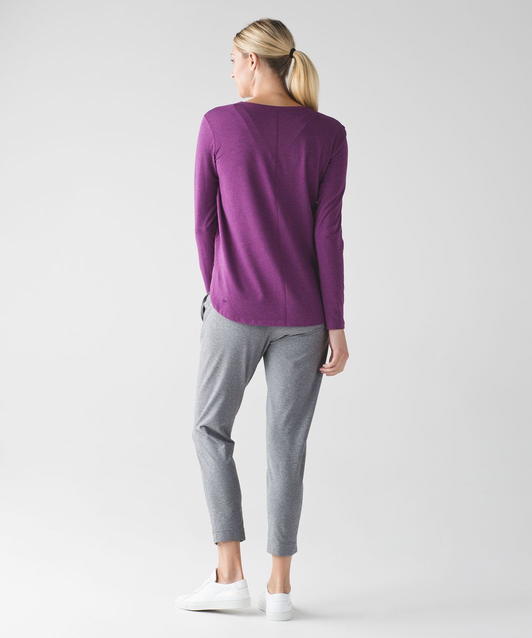 Lululemon Discover Manifesto Long Sleeve Tee - Concord Grape - lulu fanatics