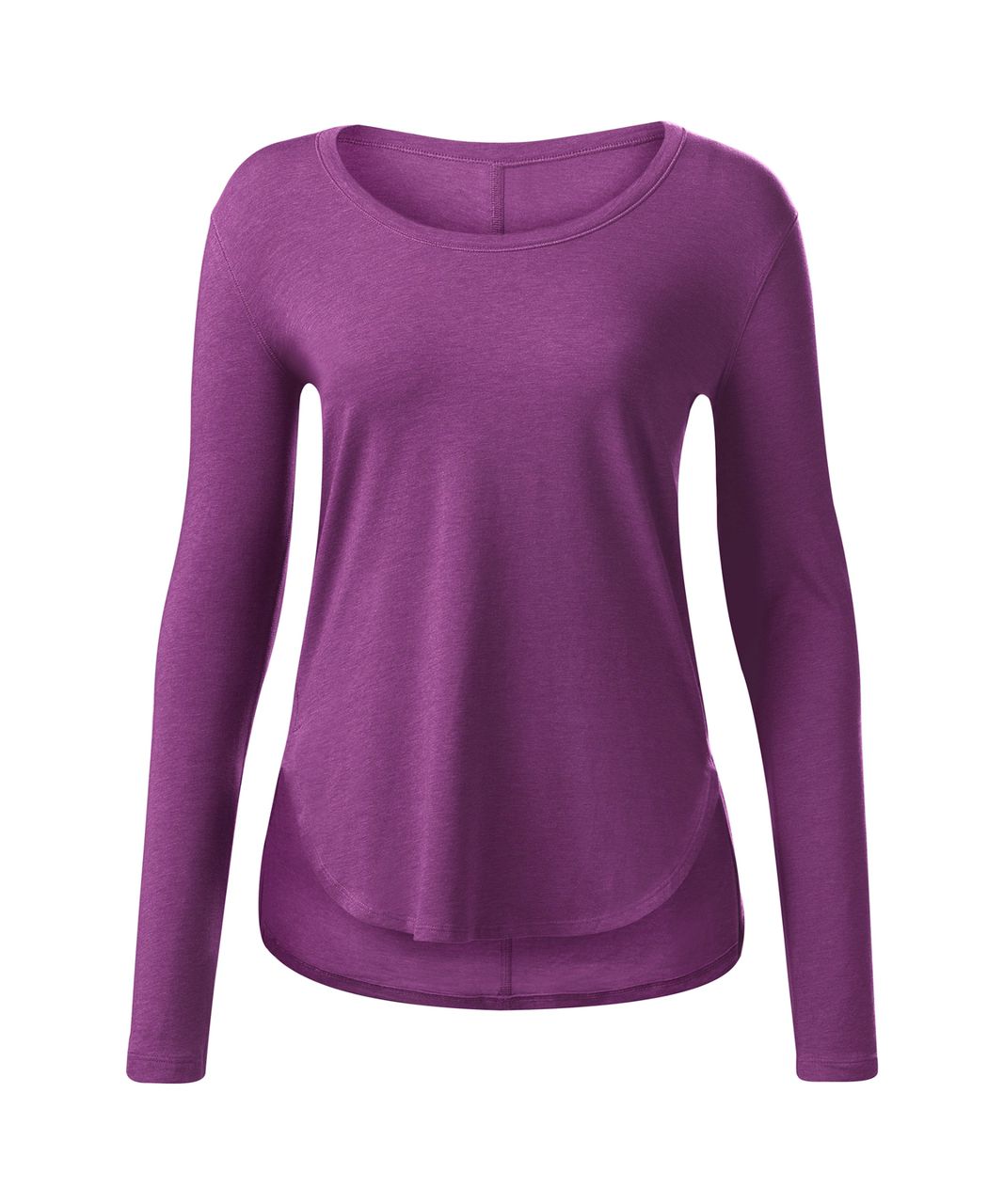 Lululemon Love Scoop Long Sleeve - Heathered Chilled Grape