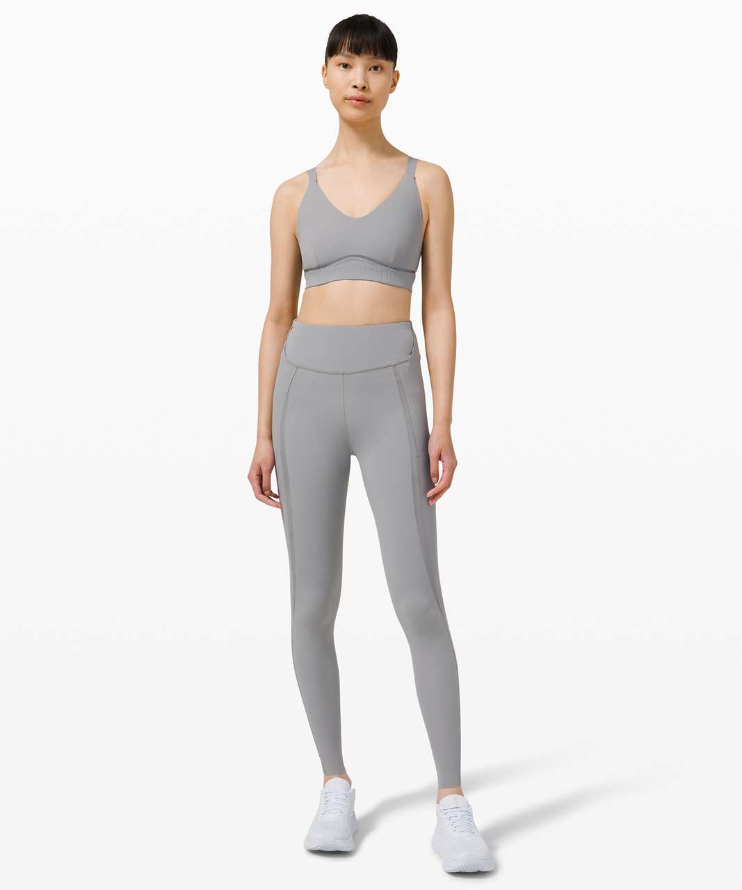 lululemon athletica, Pants & Jumpsuits, 8 Lululemon Align Wide Leg  Superhighrise Crop 23 Rhino Grey