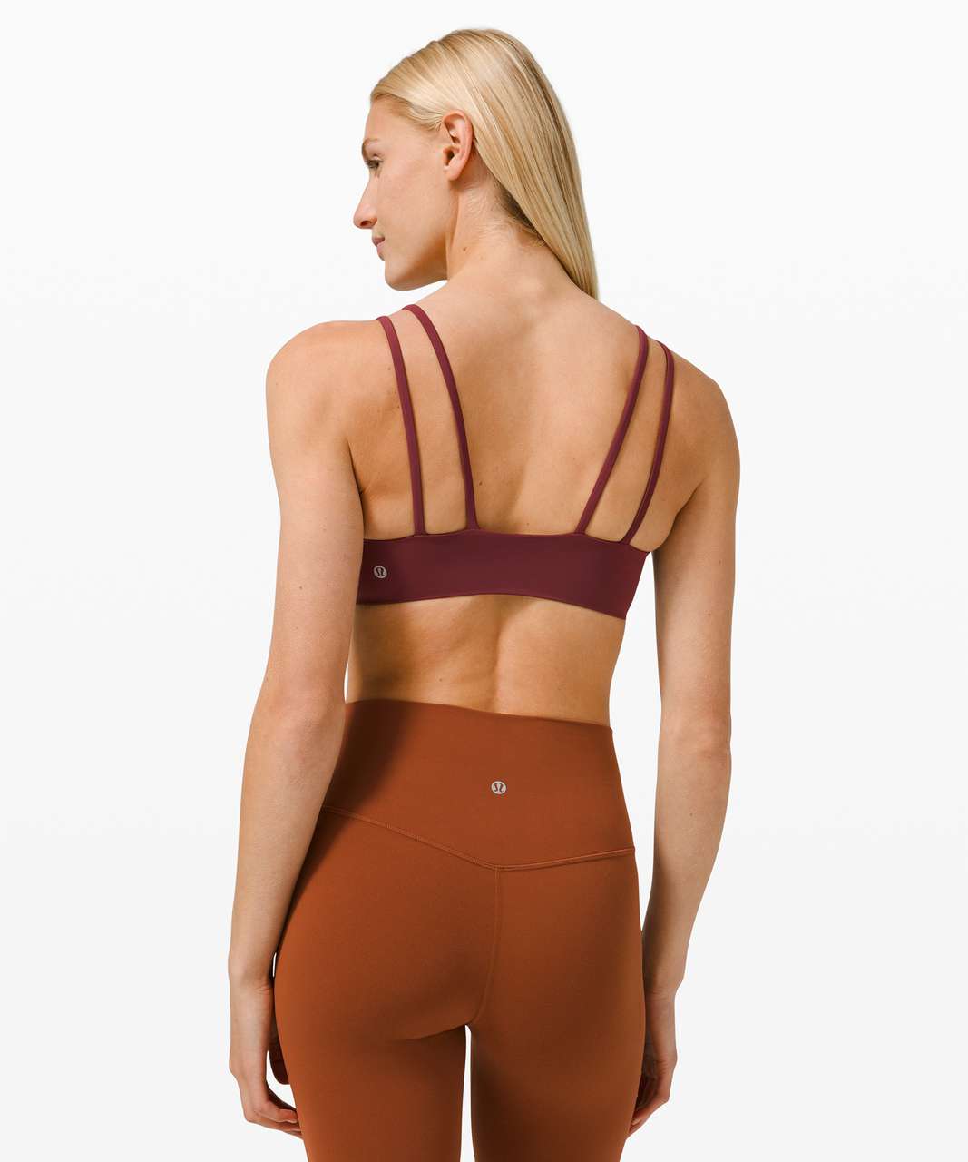 Lululemon Like A Cloud Bra Light Support, B/c Cup In Red Merlot