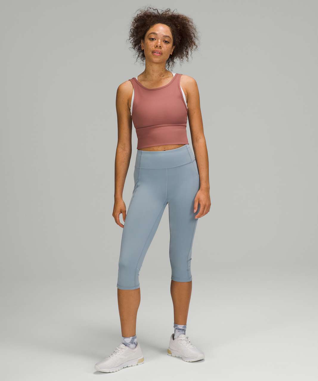 Lululemon Power Pivot Tank *Rib - Spiced Chai