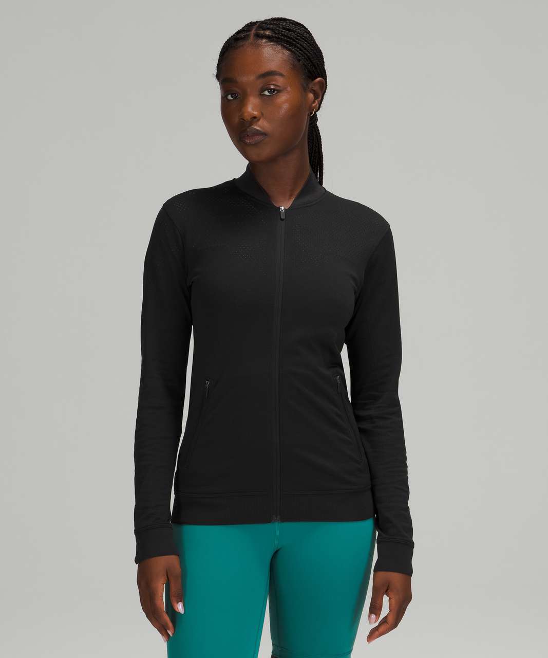 Lululemon Seamless Training Jacket - Black / Black