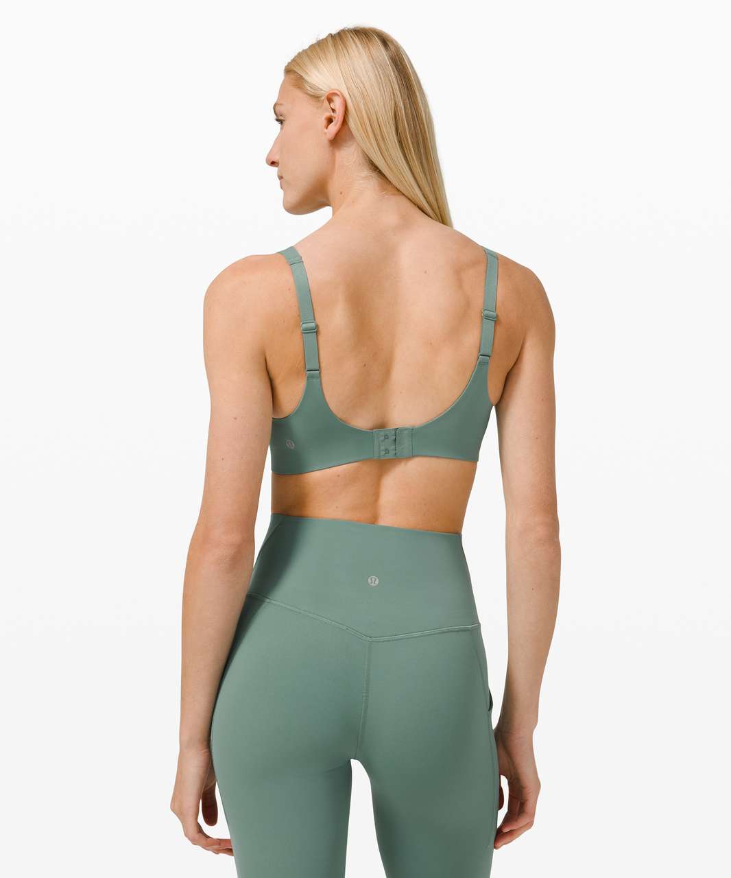 Lululemon In Alignment Straight Strap Bra *Light Support, A/B Cups - Tidewater Teal