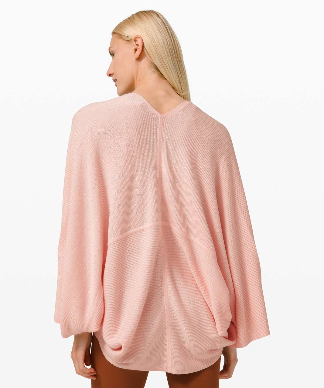 Lululemon Cashlu Knit Textured Wrap - Pink Mist