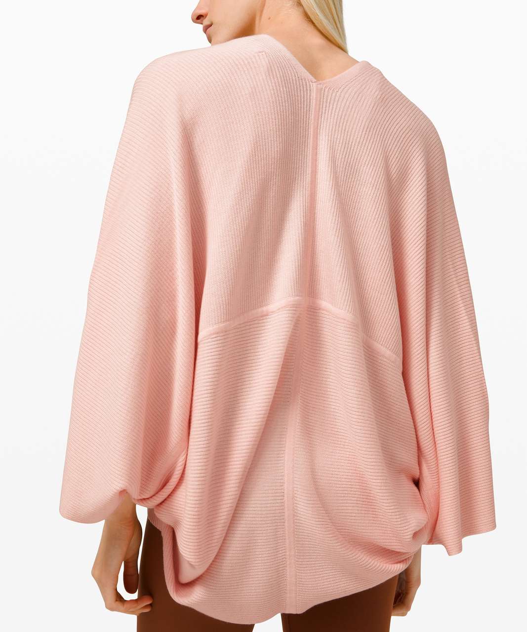 Lululemon Cashlu Knit Textured Wrap - Pink Mist - lulu fanatics