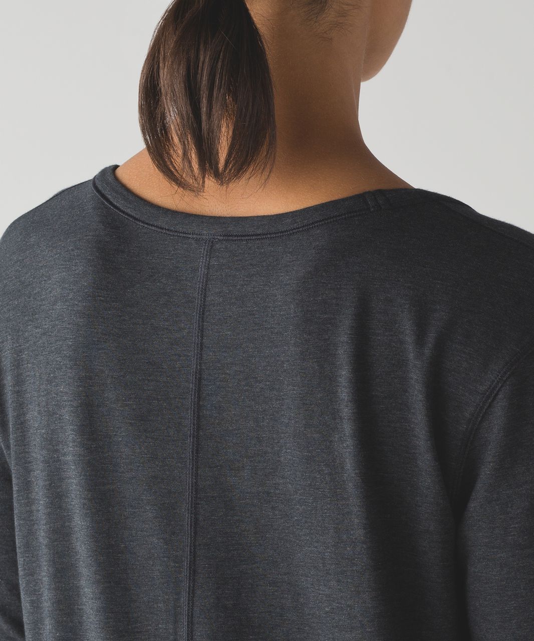 Lululemon Love Scoop Long Sleeve - Heathered Black