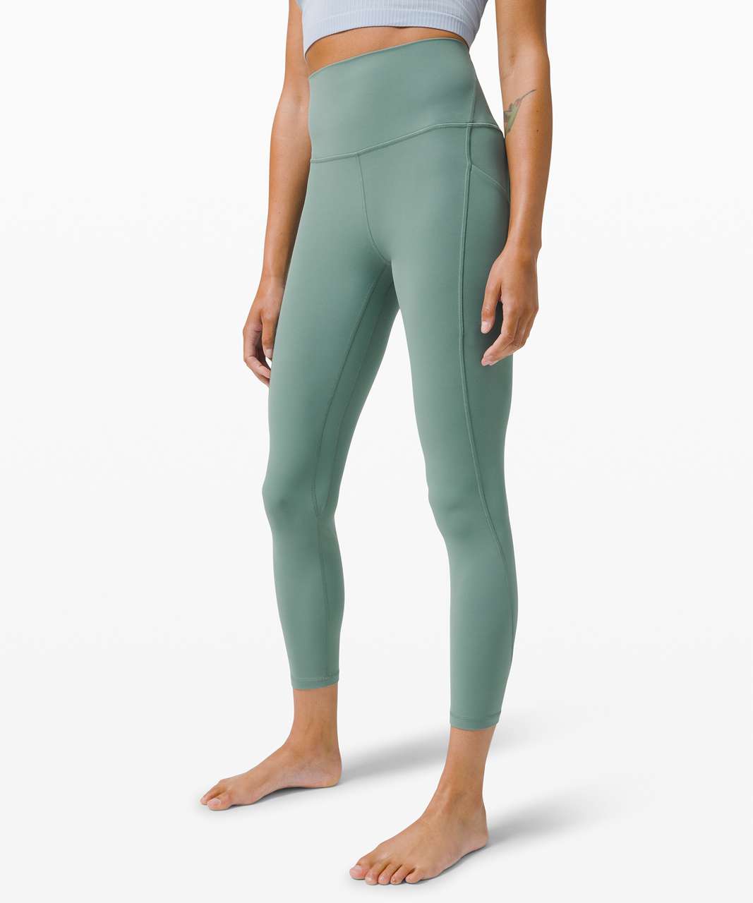 Lululemon Align High Rise Pant with Pockets 25 - Tidewater Teal - lulu  fanatics