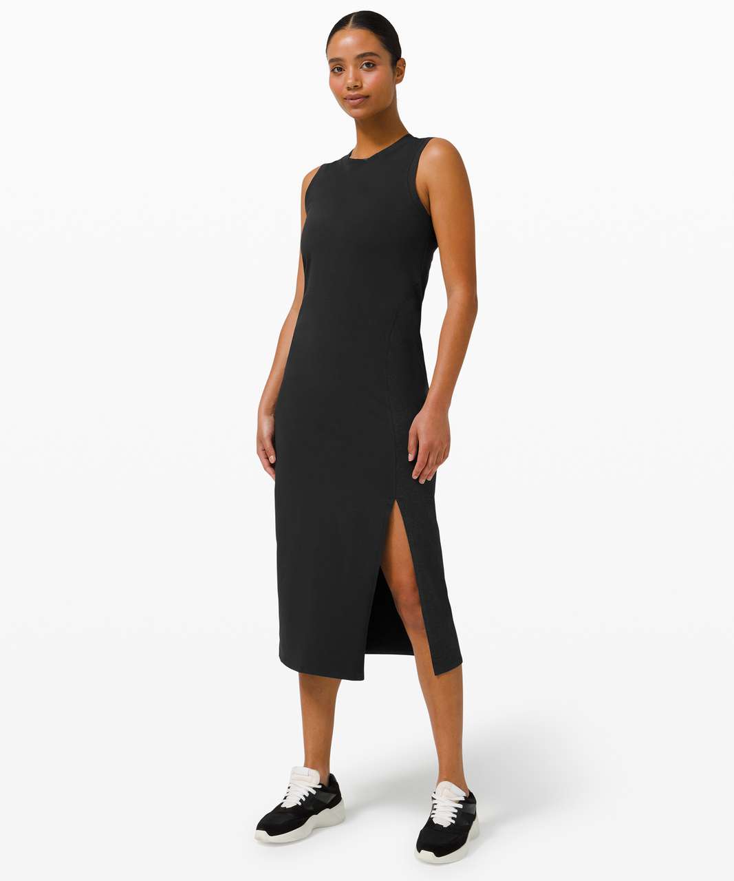 Lululemon LA Midi Dress - Black / Heather Core Black