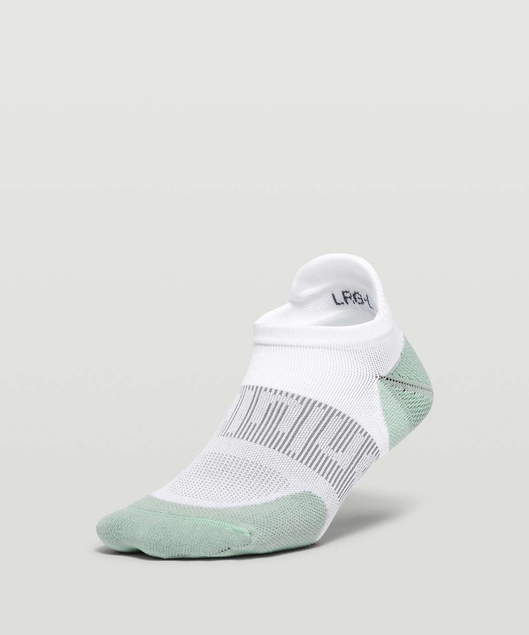 Lululemon Power Stride Tab Sock *Anti-Stink - White / Arctic Green