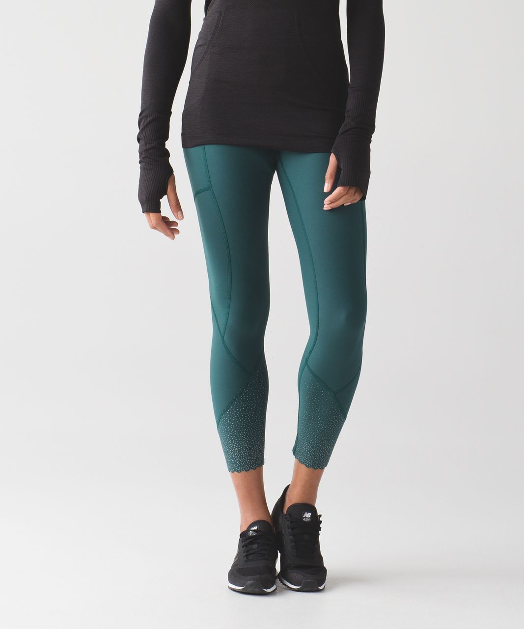 Lululemon Tight Stuff Tight - Pop Cut Fatigue Green Black - lulu fanatics