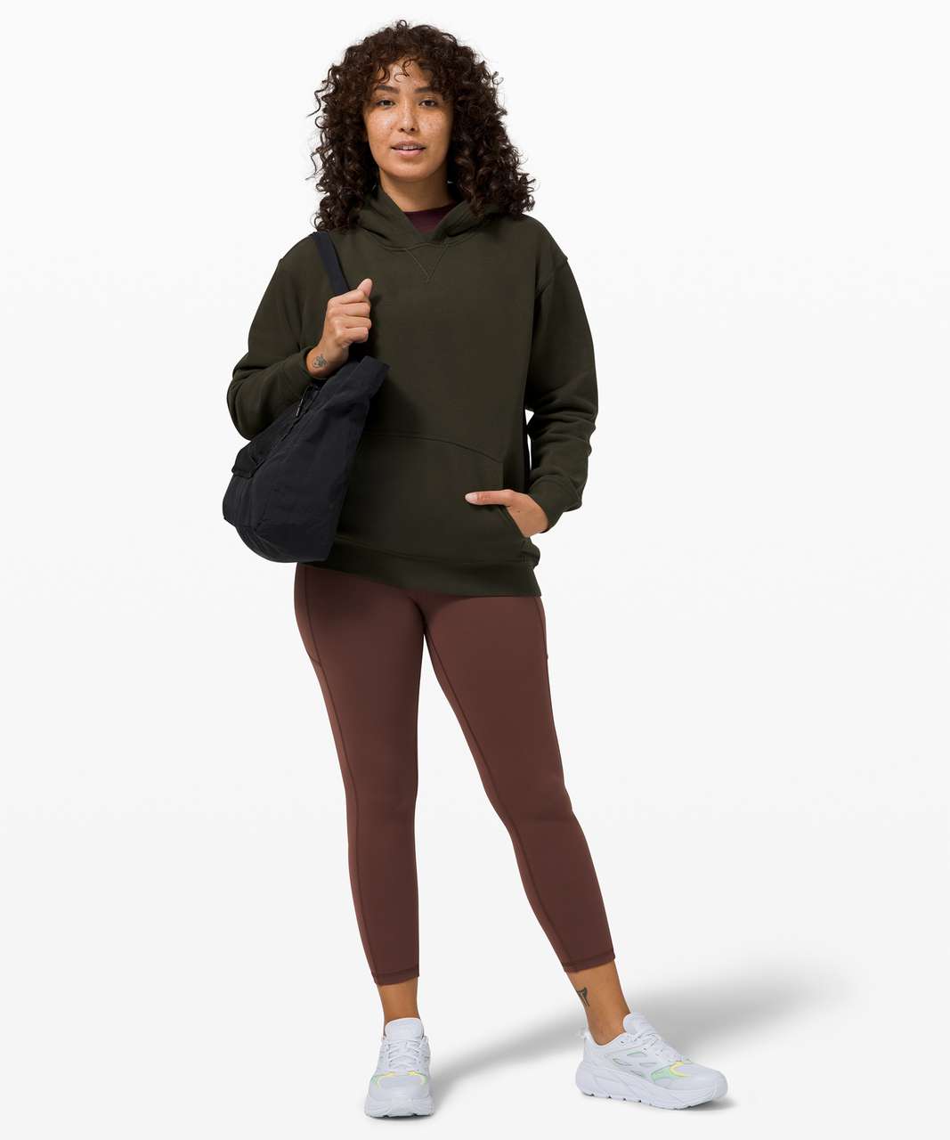 Lululemon All Yours Hoodie *Fleece - Dark Olive