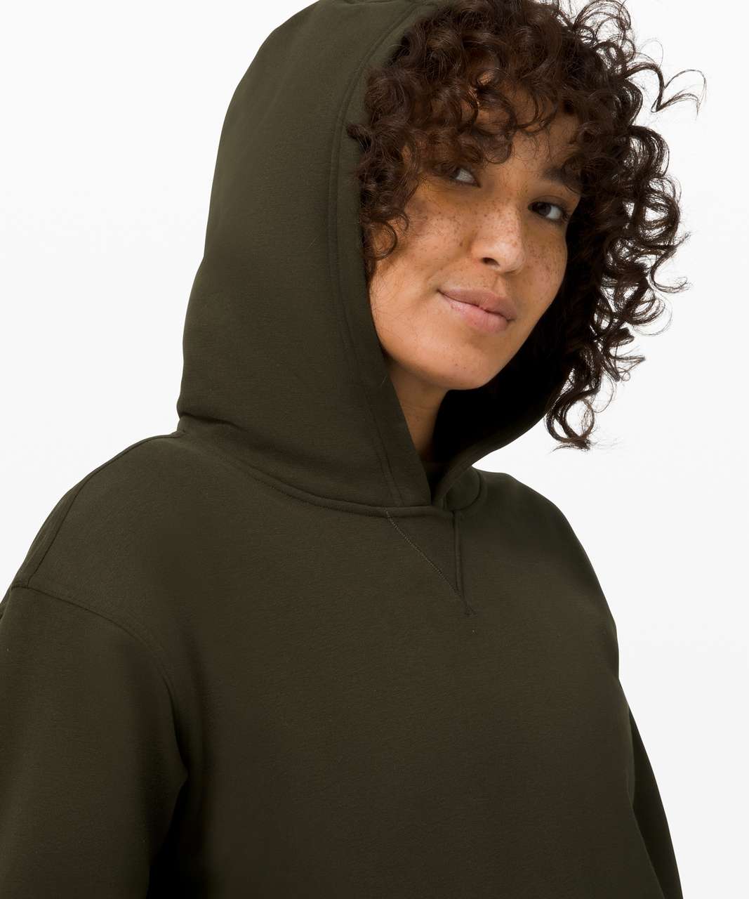 Lululemon All Yours Zip Hoodie - Dark Olive - lulu fanatics