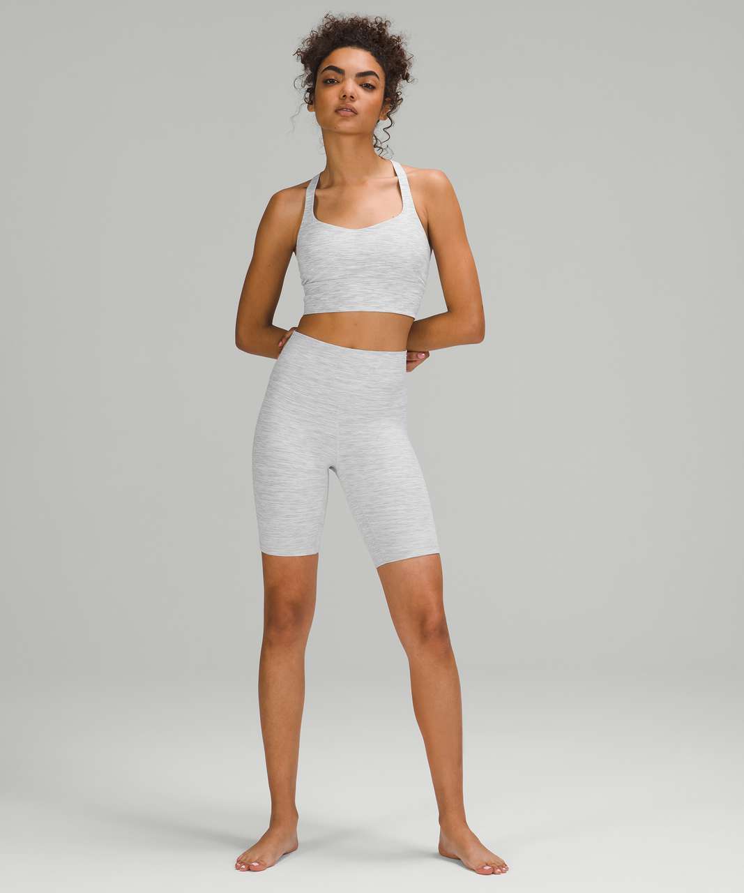 Lululemon Align Super High Rise Short *10 - Wee Are From Space Dark Carbon  Ice Grey - lulu fanatics