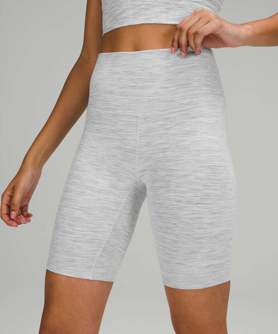 Lululemon Align Super High Rise Short *10 - Wee Are From Space Nimbus  Battleship - lulu fanatics