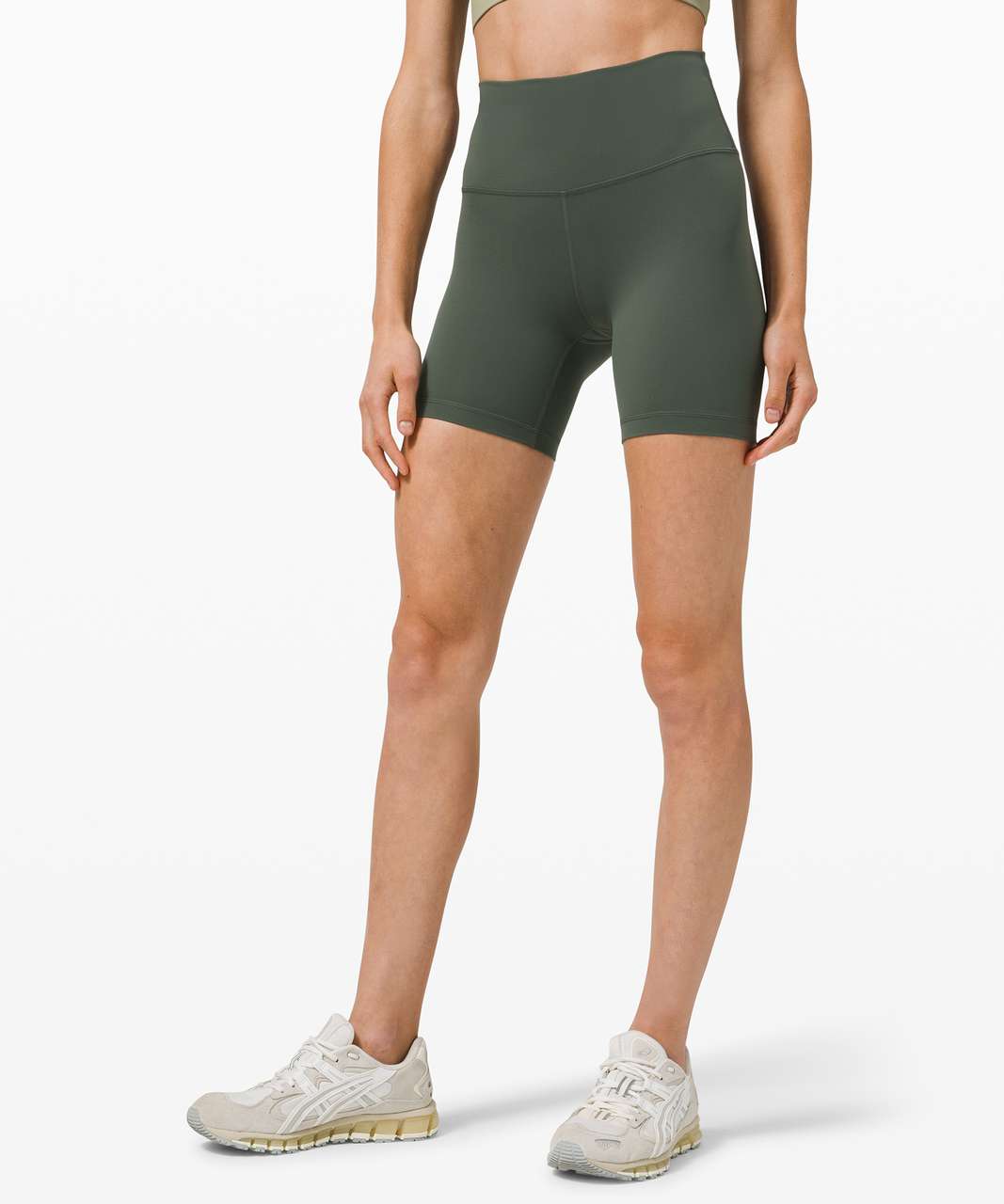 Lululemon Wunder Train Contour Fit High-Rise Tight 25 - Smoked Spruce -  lulu fanatics