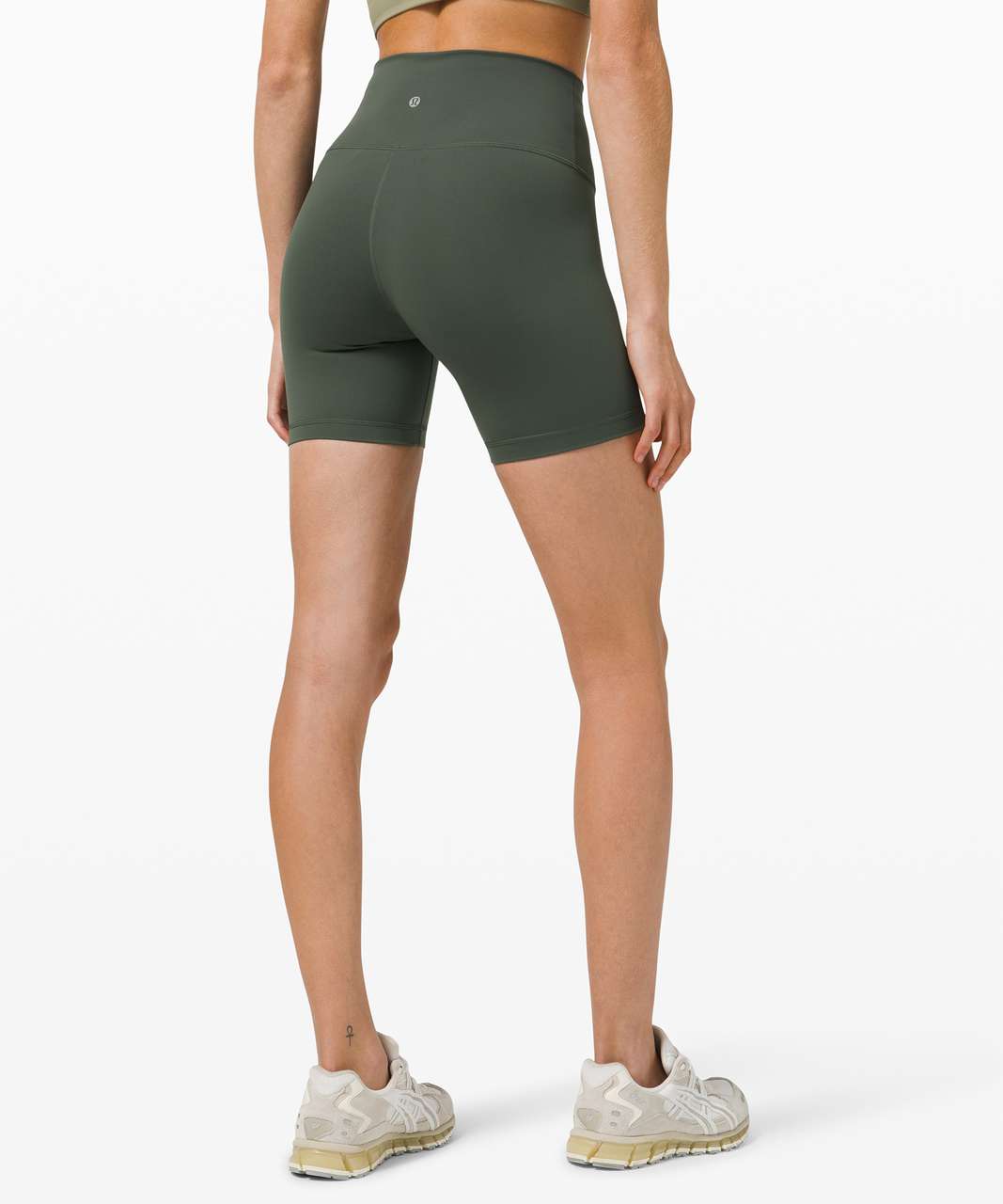 Lululemon Wunder Train High-Rise Short 6" - Smoked Spruce