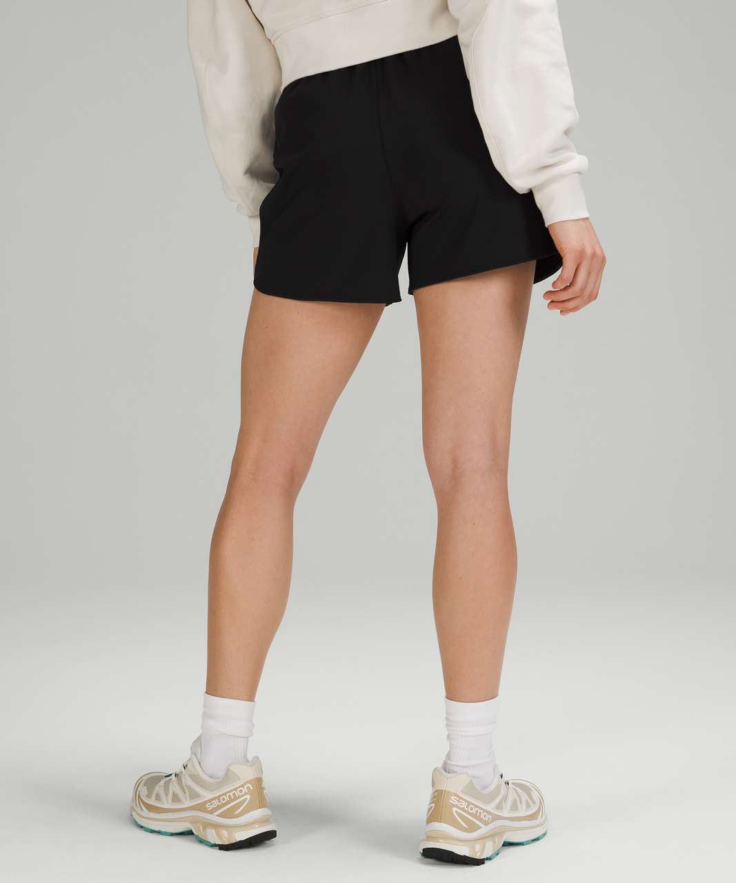 Hold High Waisted Shorts - Black