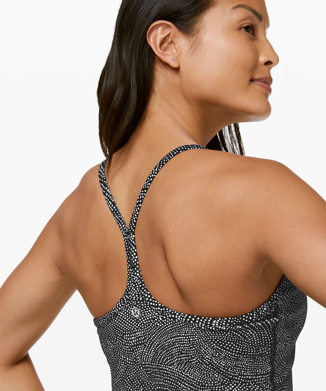 Lululemon Power Y Tank *Luon - Free Spirit Alpine White Black - lulu  fanatics