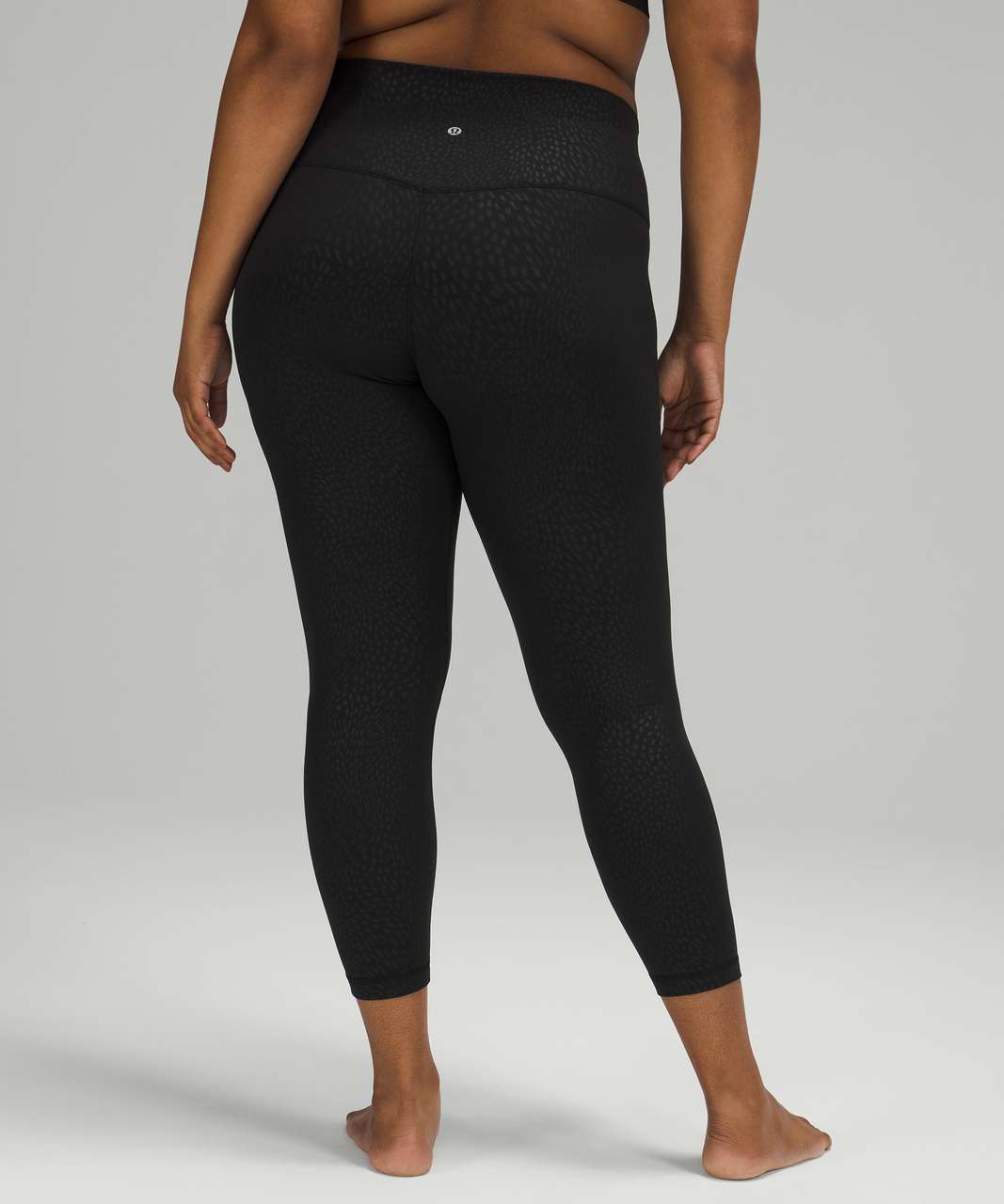 Lululemon Align High-Rise Pant 25 - Yogo Emboss Black / Black - lulu  fanatics