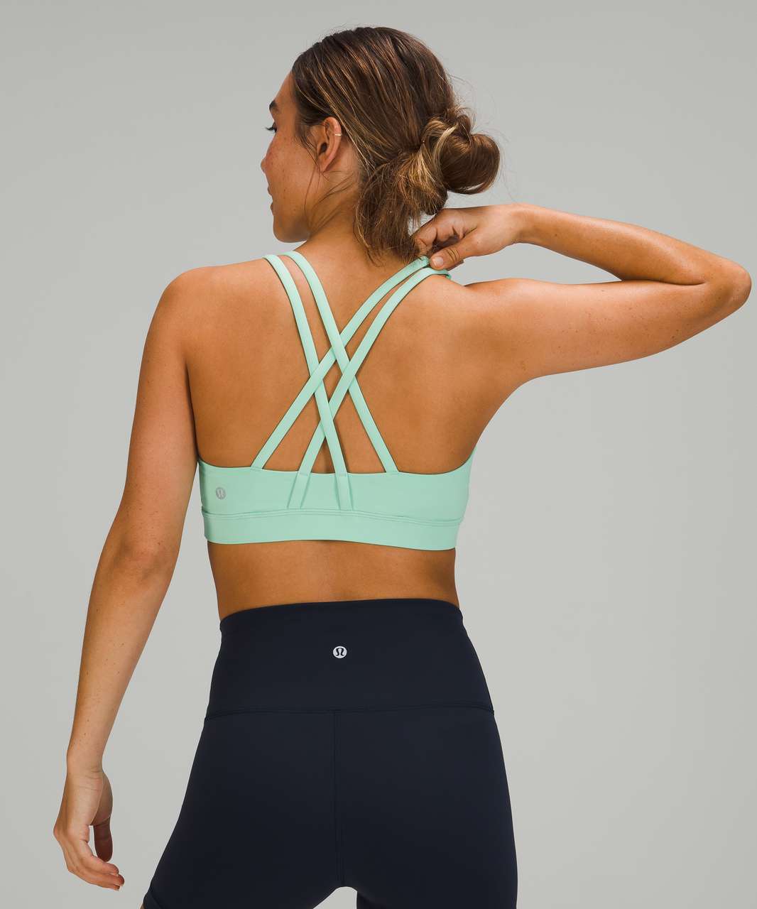 Women's Everyday Soft Medium Support Longline Sports Bra - All In Motion™  Mint Green S