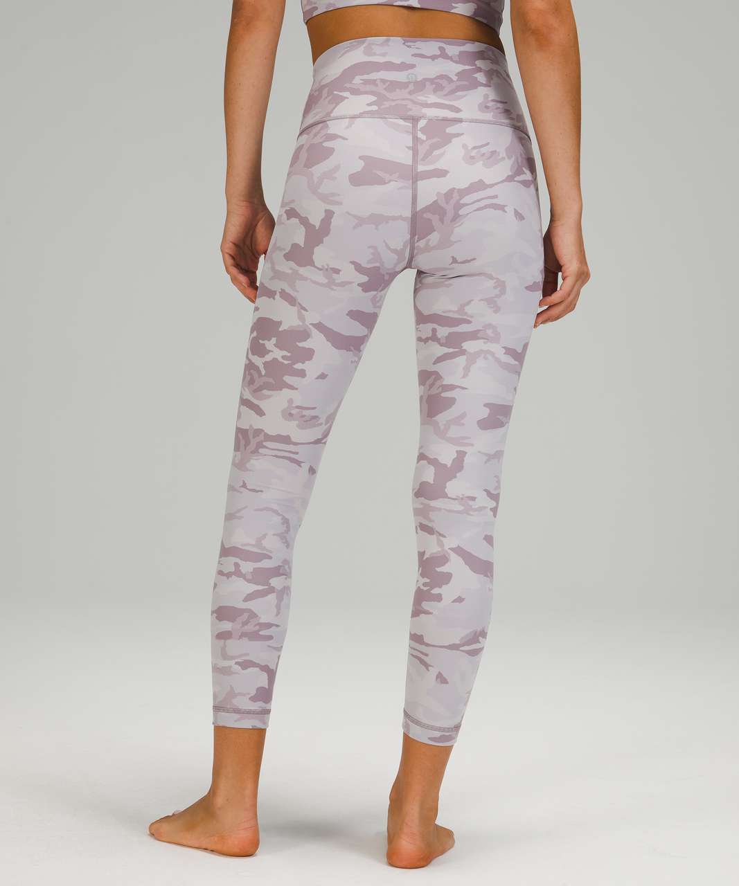 Lululemon Wunder Under High-Rise Tight 25" *Luxtreme - Incognito Camo Jacquard Iced Iris Violet Verbana