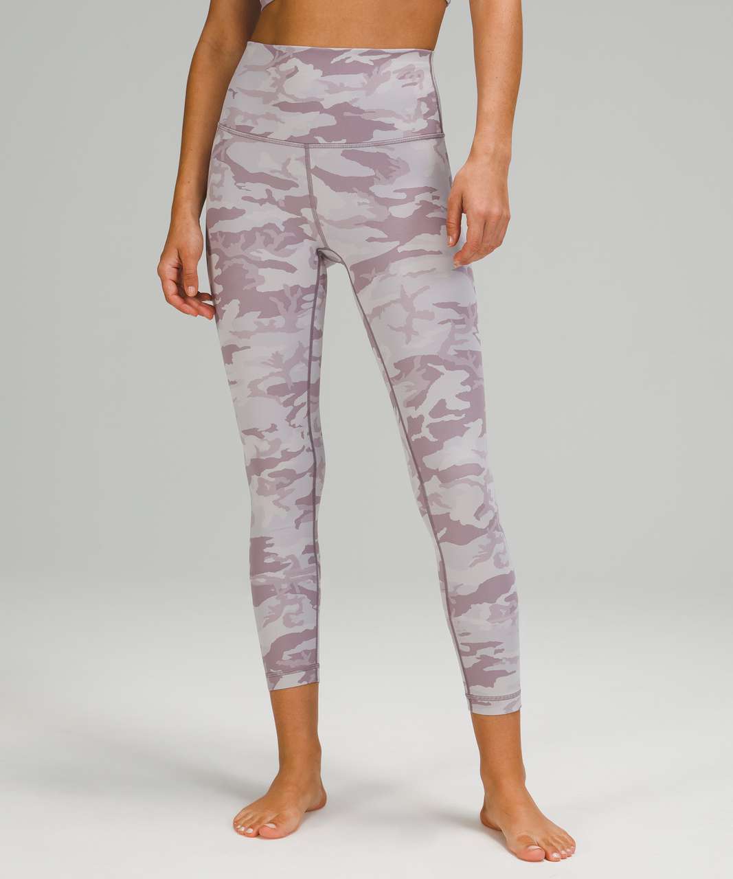 HIRZ CAMO HIGH WAIST RIBBED WAISTBAND LEGGING