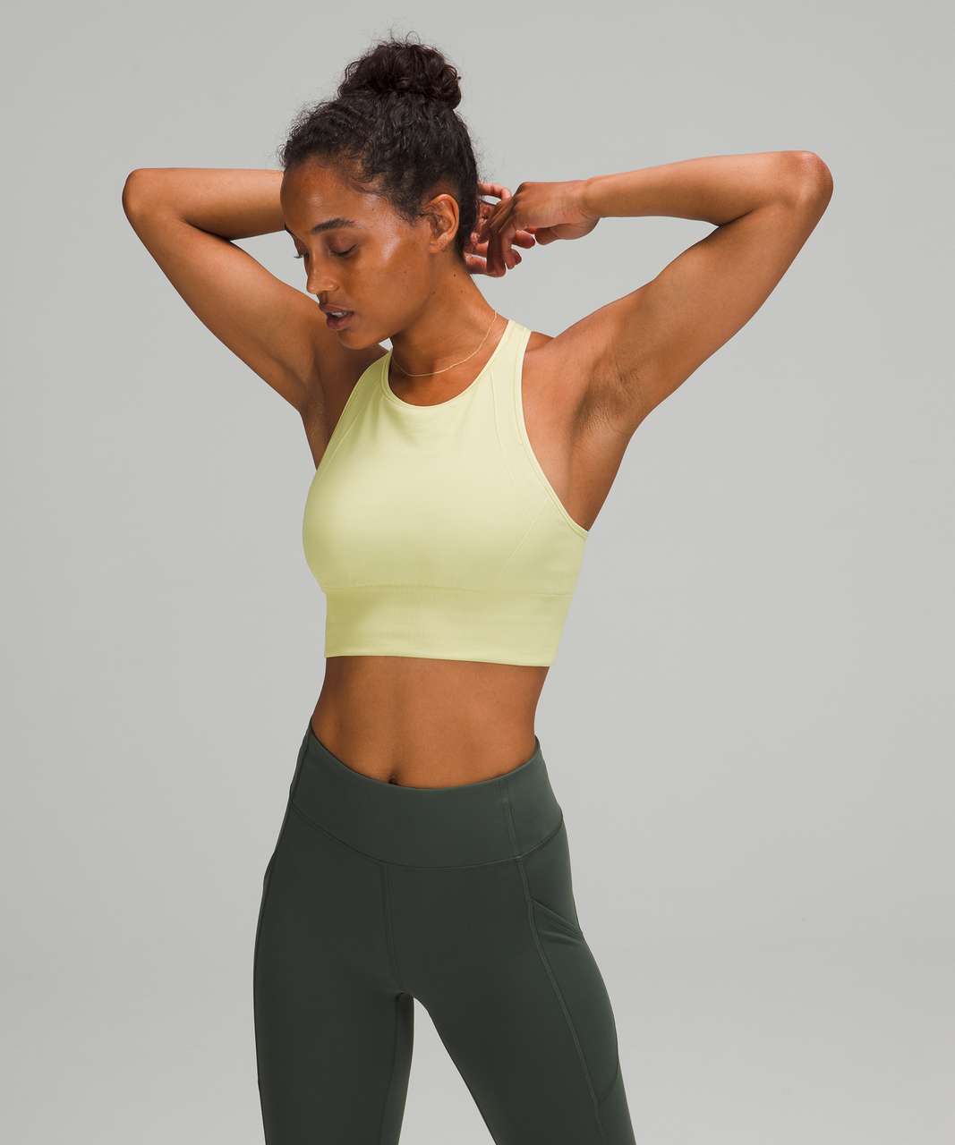 Lululemon Ebb to Train Bra *Medium Support, C/D Cups - Dew Green