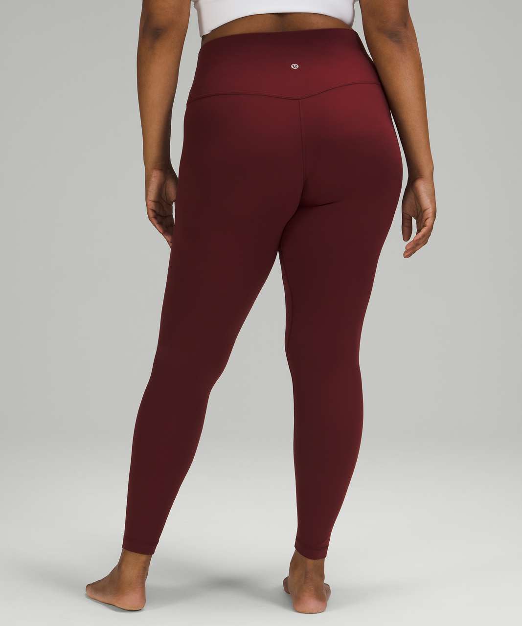 Lululemon Align 25” (7/8) Scalloped Hem Red Merlot 4