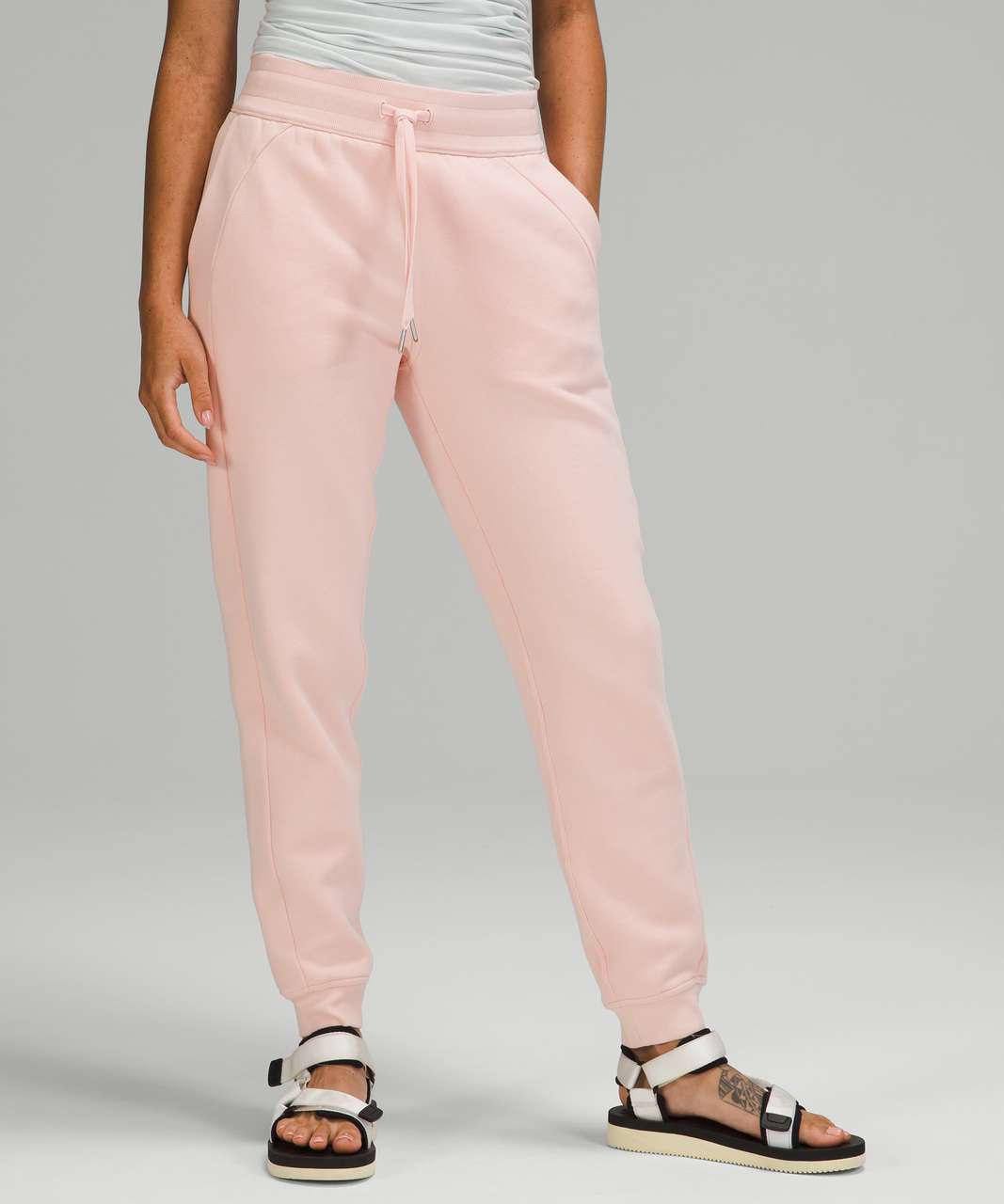 Lululemon Scuba High-Rise Jogger *Fleece 28 - Pink Mist - lulu fanatics