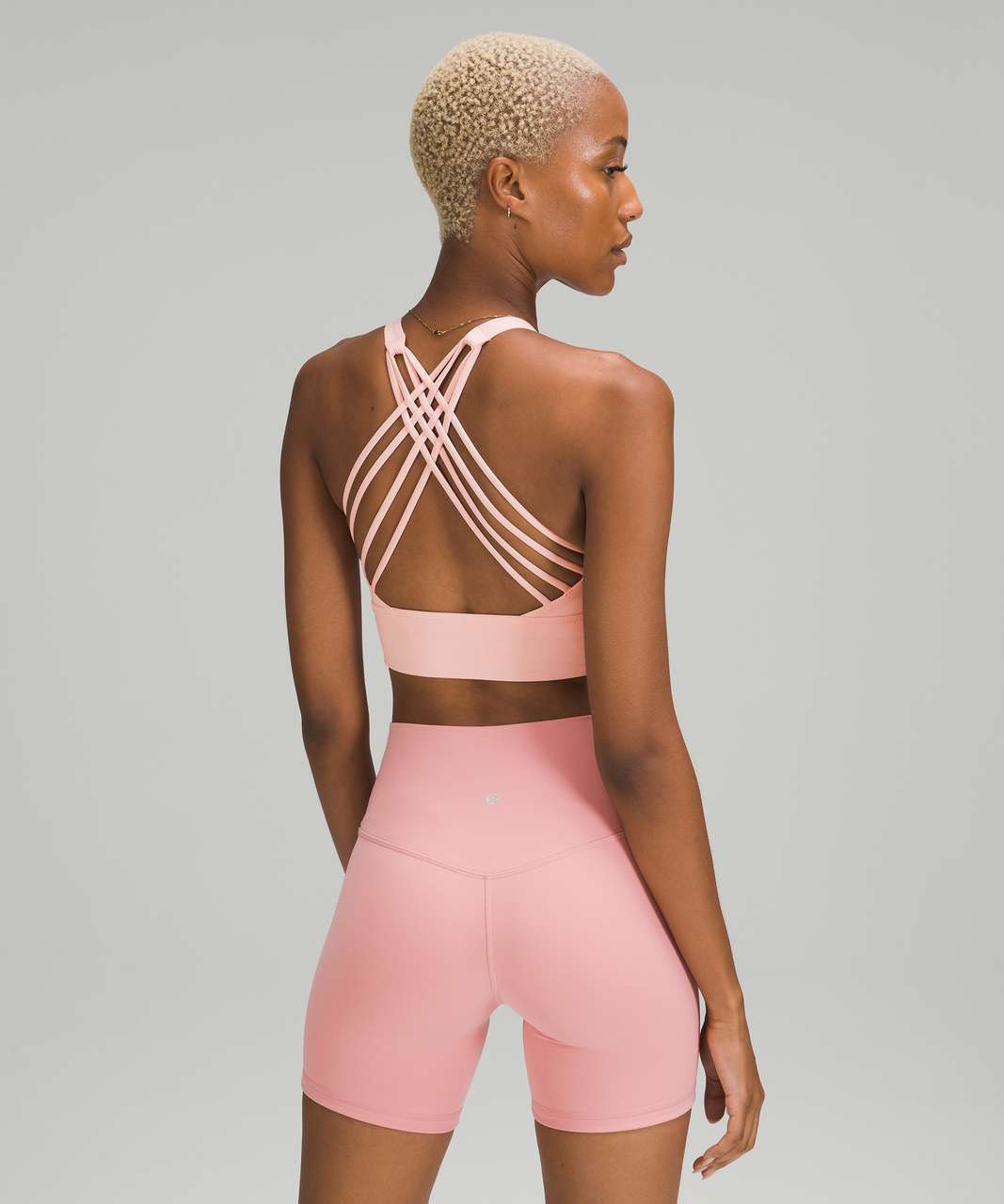 Lululemon Free To Be Bra (Wild) - Pink Glow - lulu fanatics