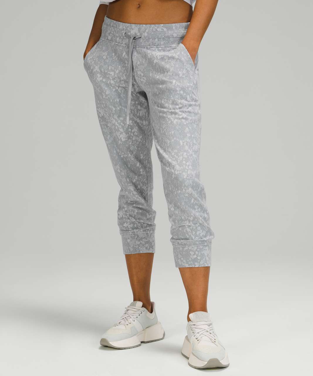 Lululemon Ready to Rulu Jogger Crop - Speckle Spritz Jacquard Rhino Grey Silver Drop Starlight