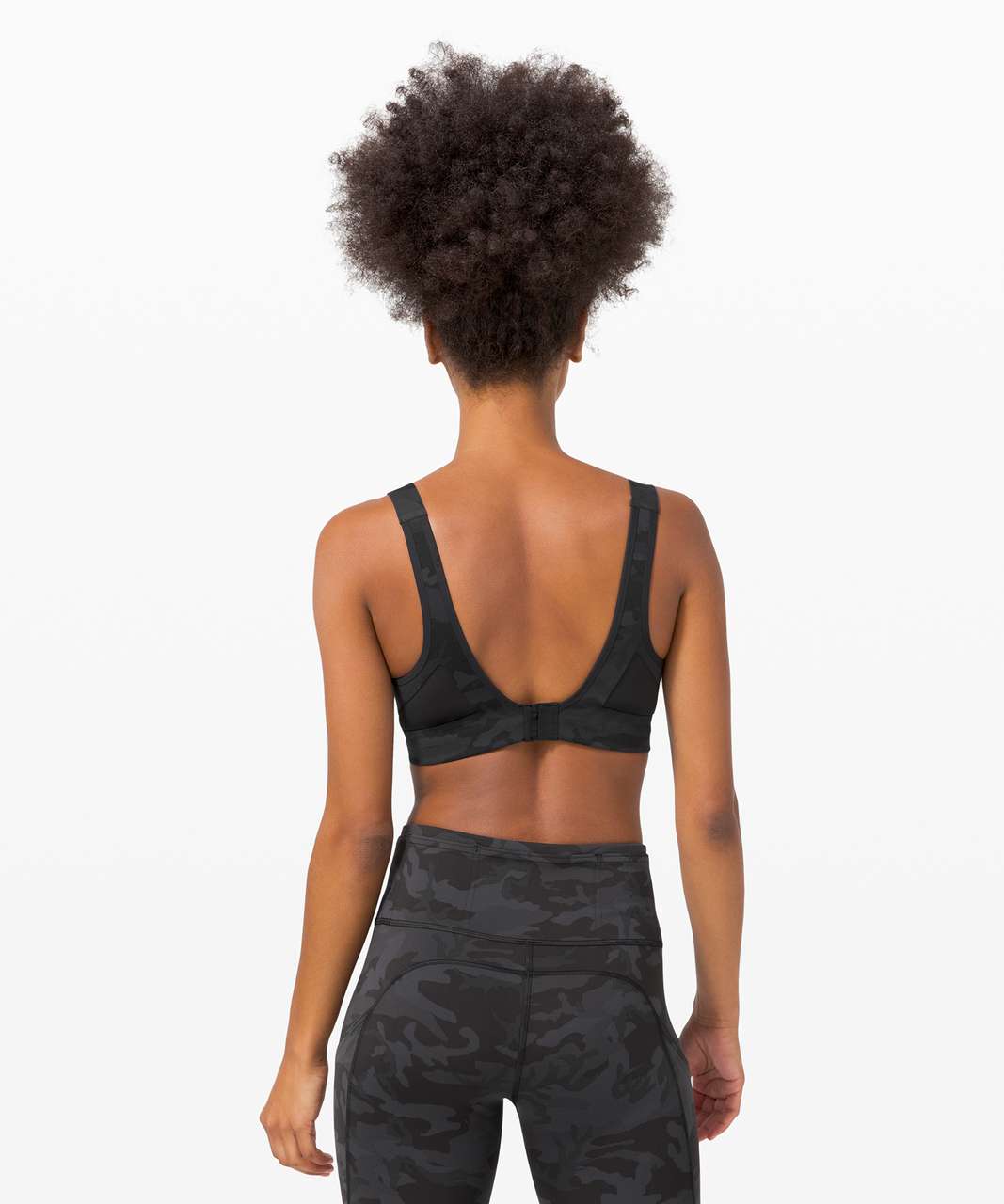 Lululemon Flow Y Bra *Nulu - Incognito Camo Multi Grey - lulu fanatics