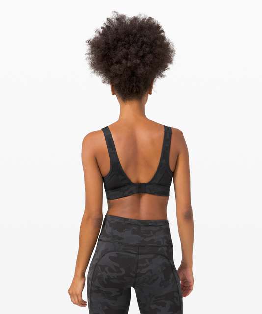 NWT Lululemon Swift Speed Bra High Support size 32D Black $88 Ultralu  Fabric