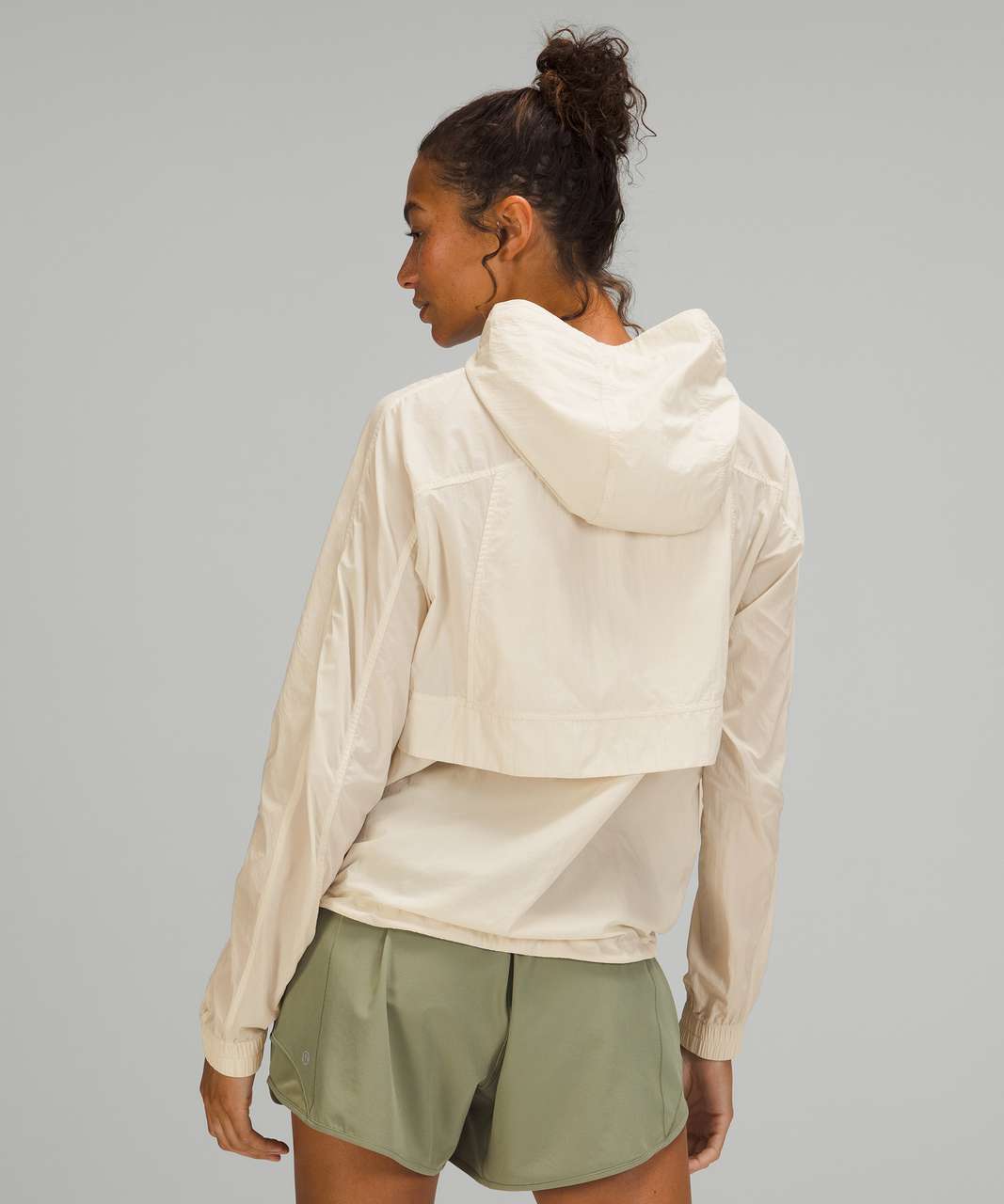 Lululemon Hood Lite Jacket *Packable - White Opal