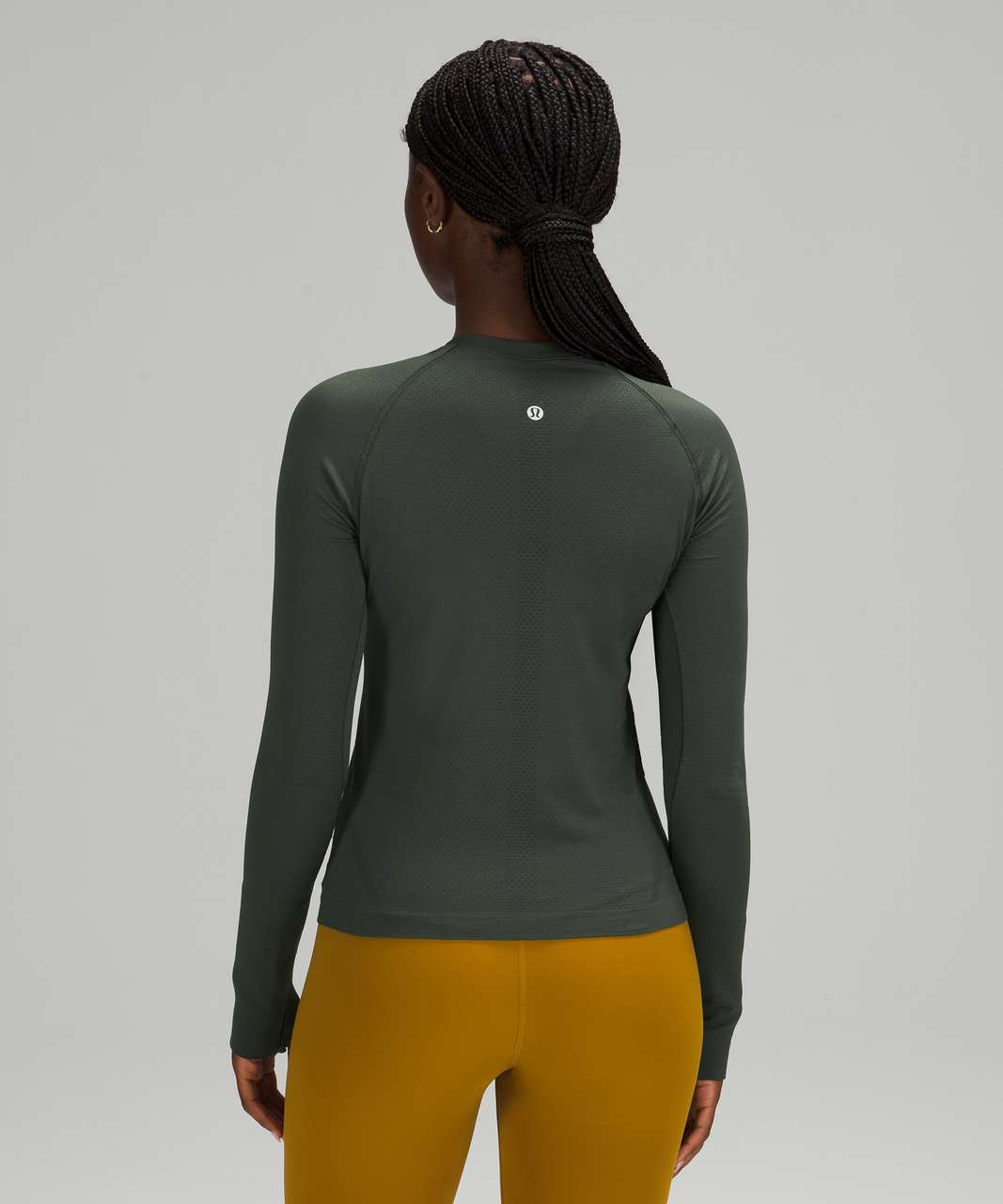 Lululemon Swiftly Tech Long Sleeve 2.0 *Race Length - Smoked Spruce /  Smoked Spruce - lulu fanatics