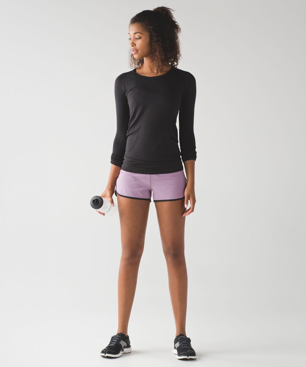 Lululemon Speed Short - Rose Blush / Black