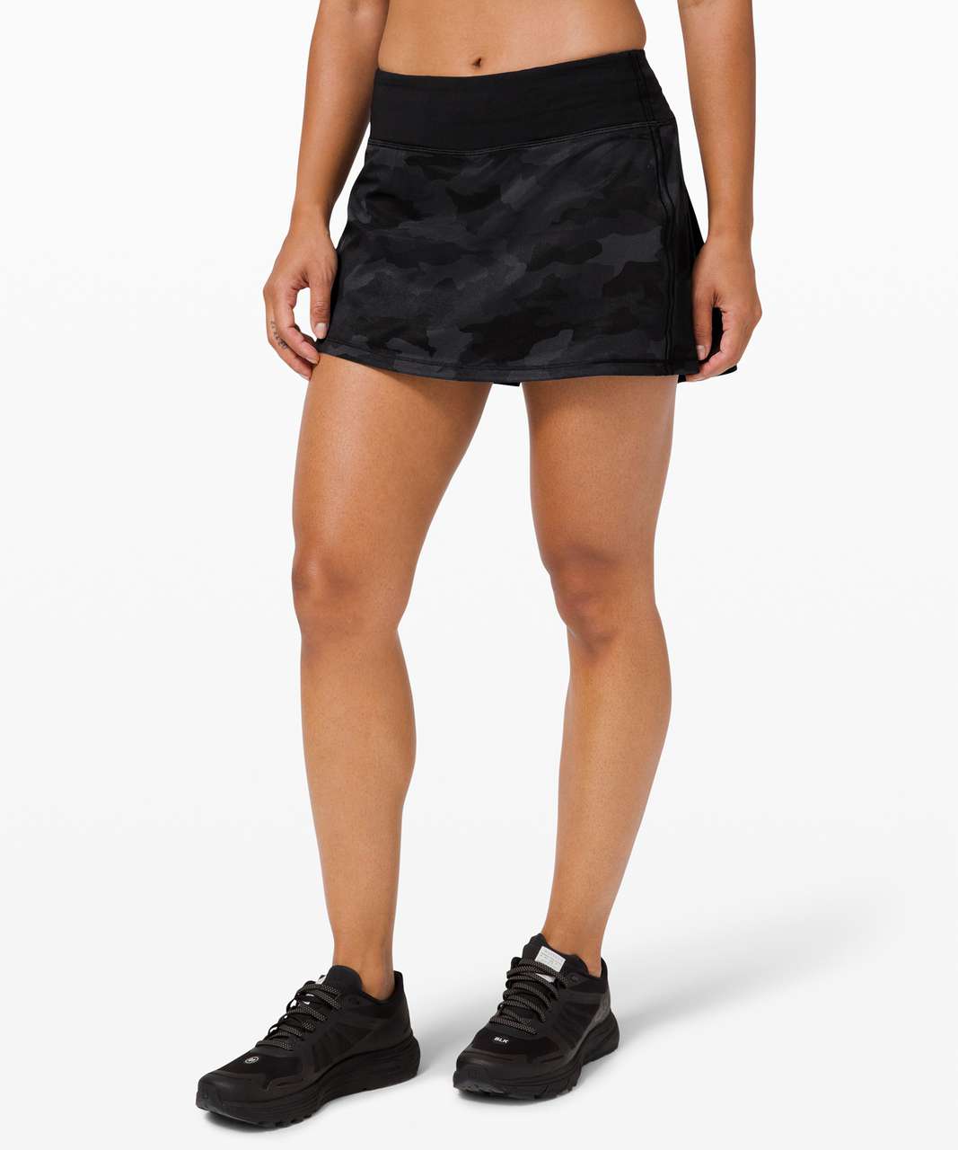 Lululemon Pace Rival Crop Space Dye Camo Black Dark Slate, Women's Fashion,  Activewear on Carousell