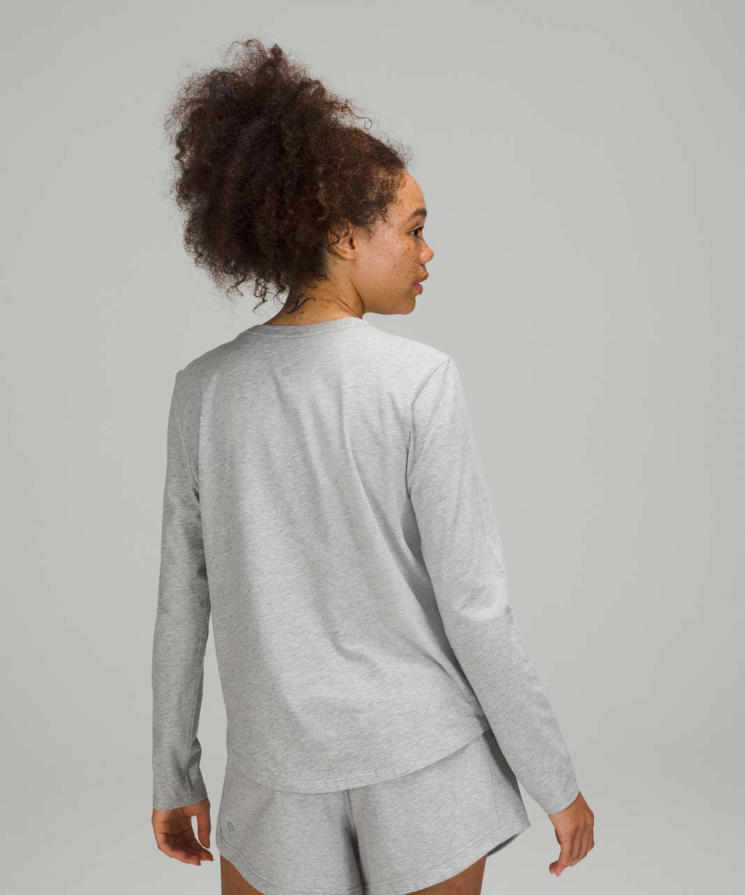 Lululemon Love Long Sleeve - Heathered Core Light Grey