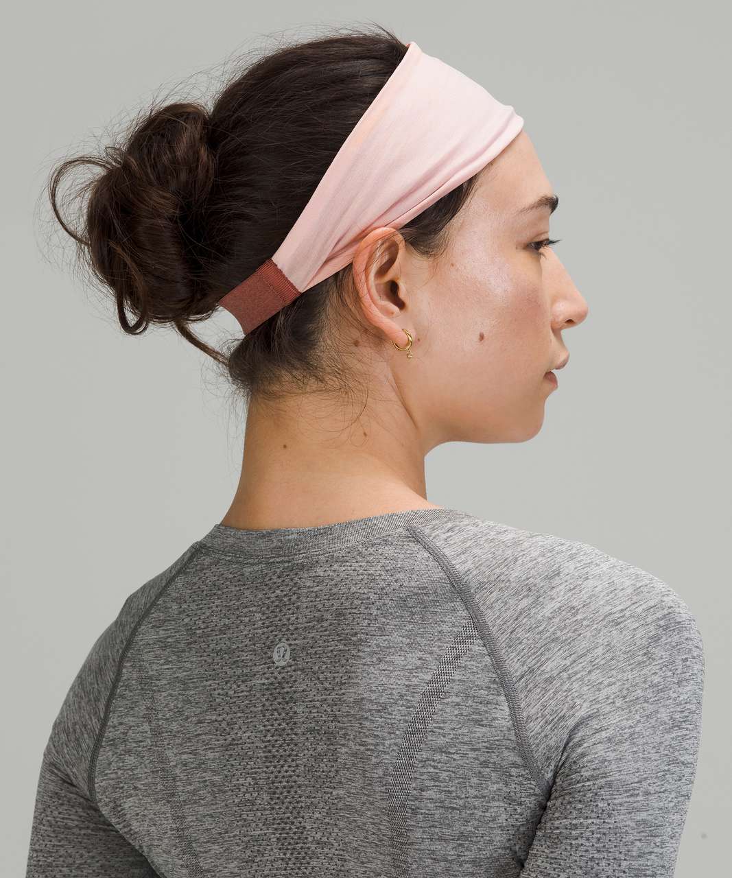 Lululemon Fringe Fighter Headband - Spiced Chai / Pink Mist