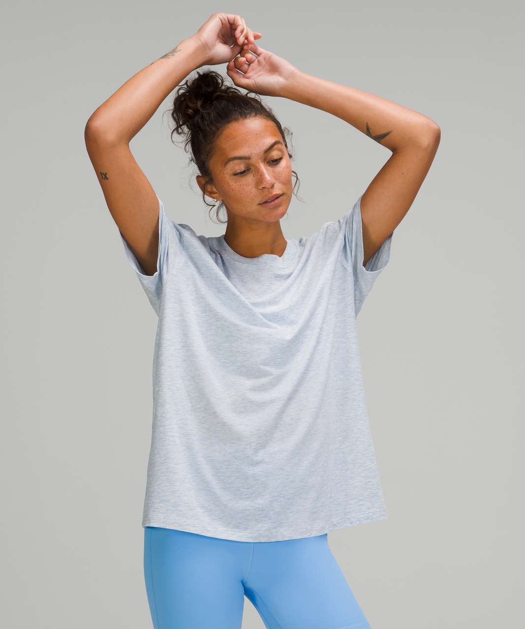 I told myself I was going to return blue linen and only keep heathered  delicate mint : r/lululemon