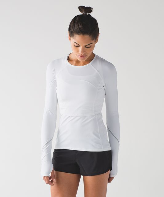 Lululemon Full Freedom Long Sleeve Yoga Wrap Shirt Top White - $36 (59% Off  Retail) - From Maddie