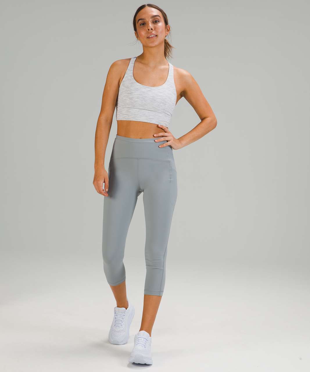 Lululemon Energy Bra Long Line *Medium Support, B–D Cup - Wee Are From  Space Nimbus Battleship / Blue Linen - lulu fanatics