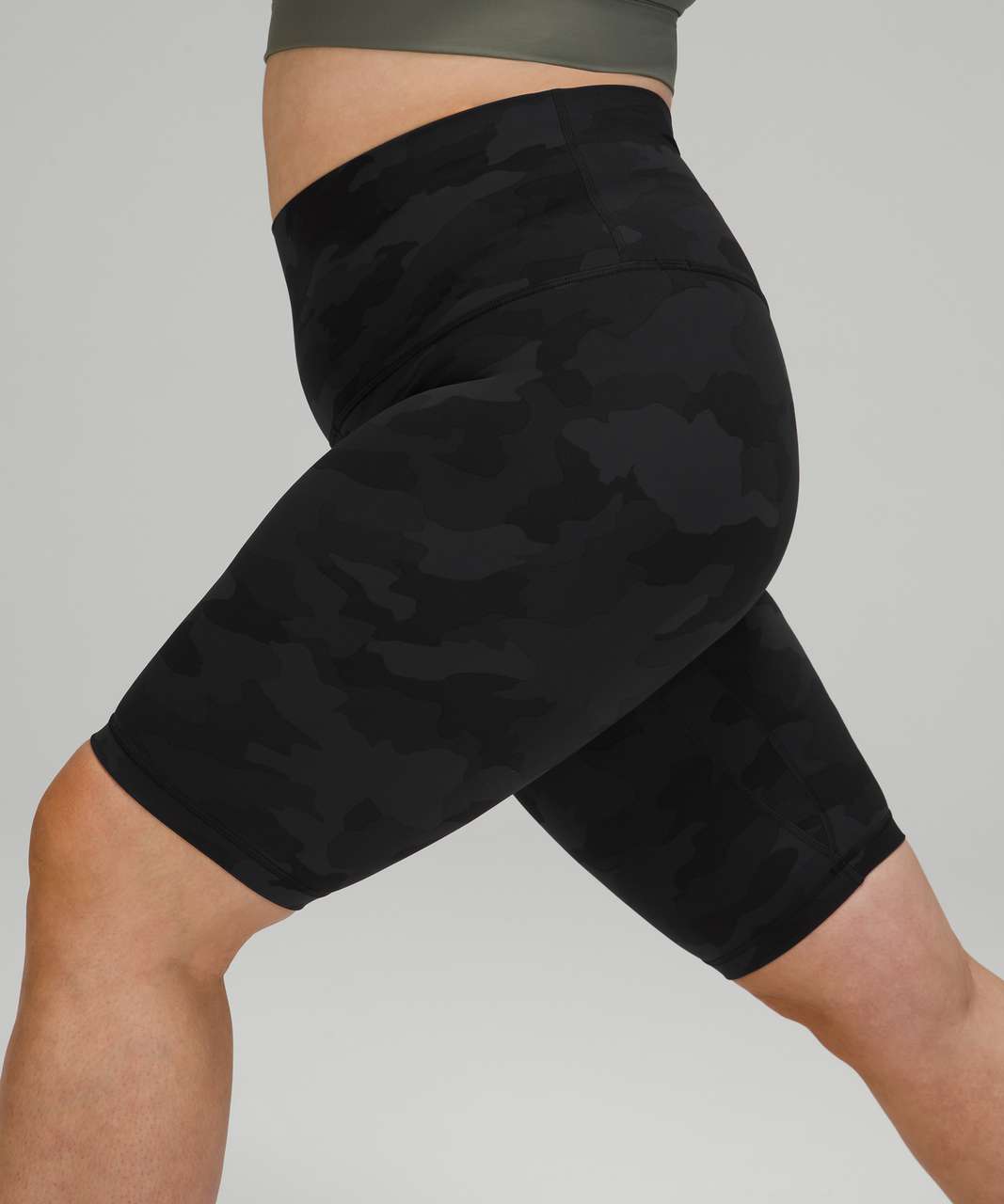 Lululemon Align Super High Rise Short *10" - Heritage 365 Camo Deep Coal Multi