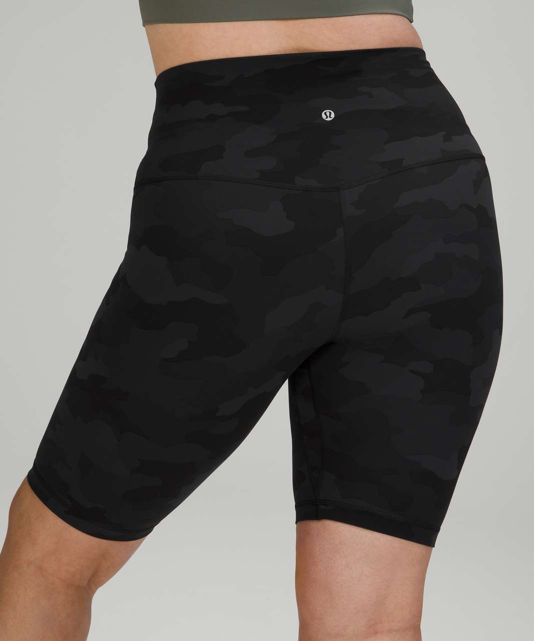 Lululemon Align Super High Rise Short *10" - Heritage 365 Camo Deep Coal Multi