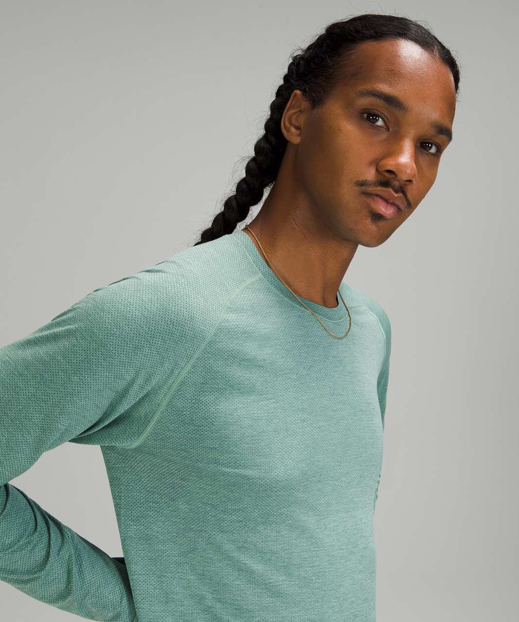 Lululemon Metal Vent Tech Long Sleeve 2.0 - Tidewater Teal / Wild