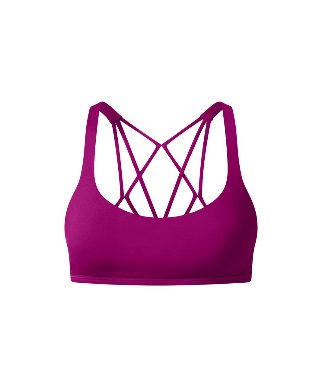 Lululemon Free To Be Zen Bra - Deep Fuschia - lulu fanatics